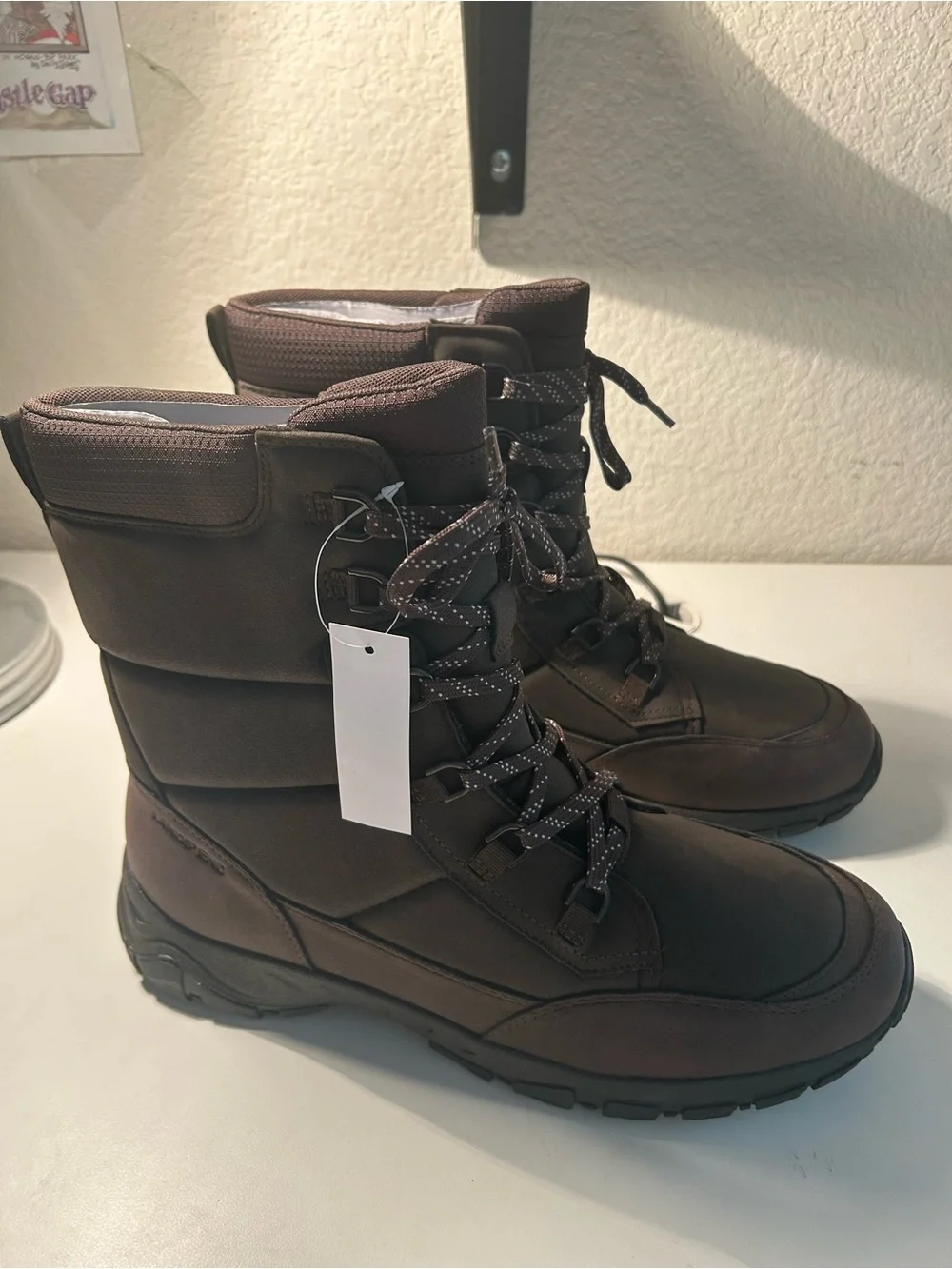 LANDS’ END Waterproof Lace Up Snow Boots- (Men’s Size 12)